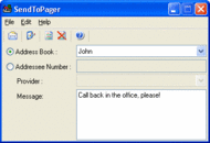 SendToPager Gold screenshot